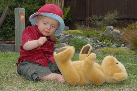 Baby Boy With Teddy