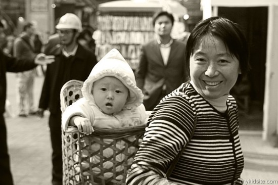 Baby In Basket