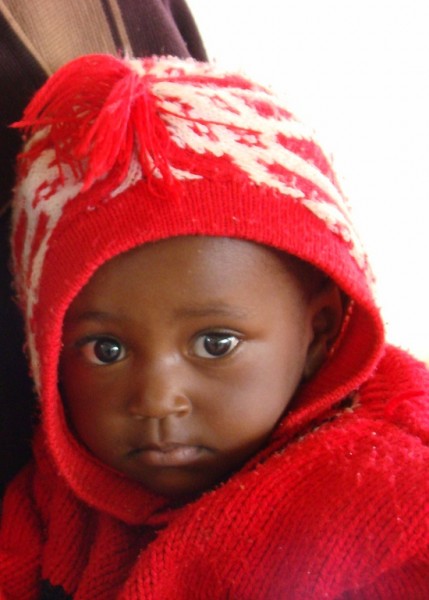 Baby In Red Dress