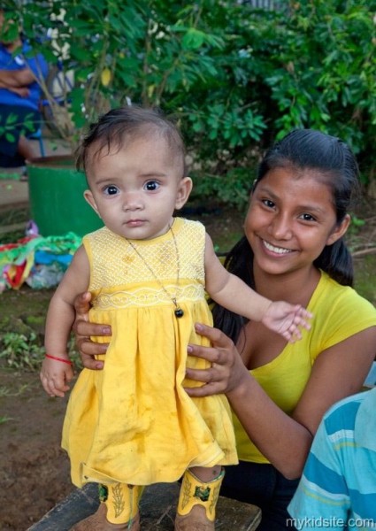 Baby In Yellow Dress