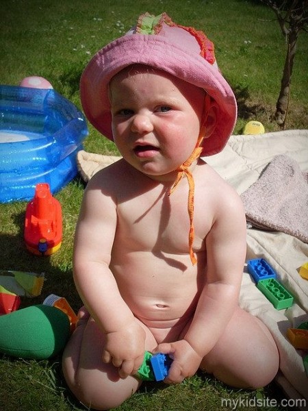 Baby On Picnic