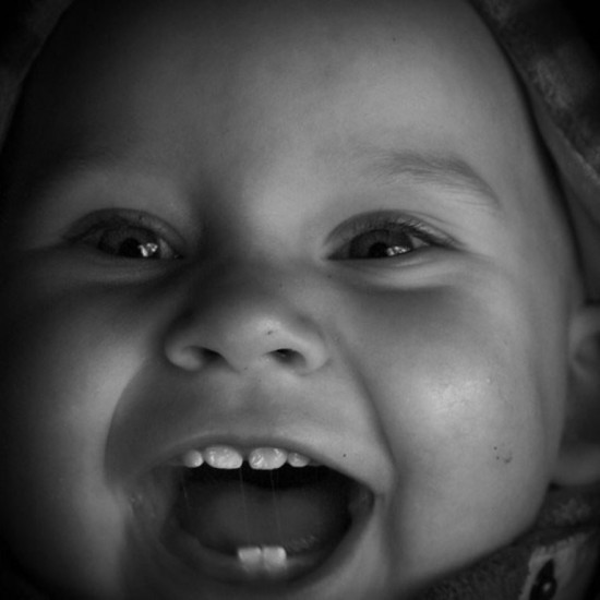 Baby Showing Teeth