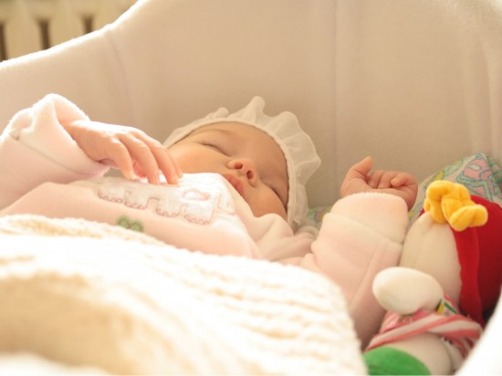 Baby Sleeping With Teddy