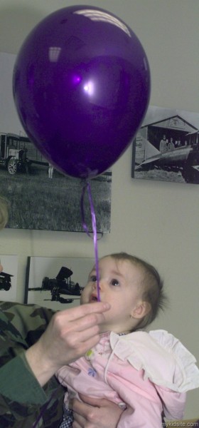 Baby With Balloon