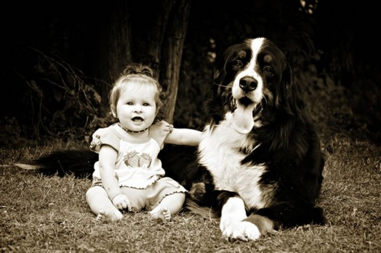 Baby With Dog