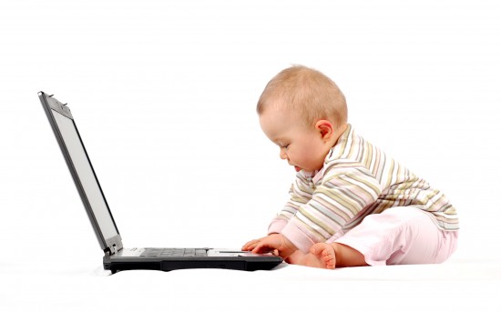 Baby With Lappy