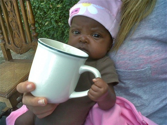 Baby With Mug