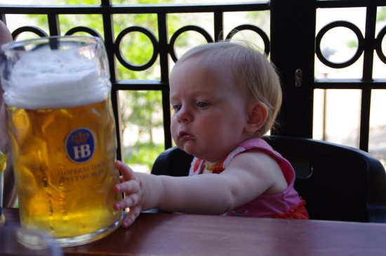 Baby With Beer