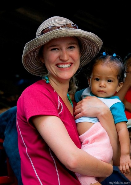 Girl With Mom