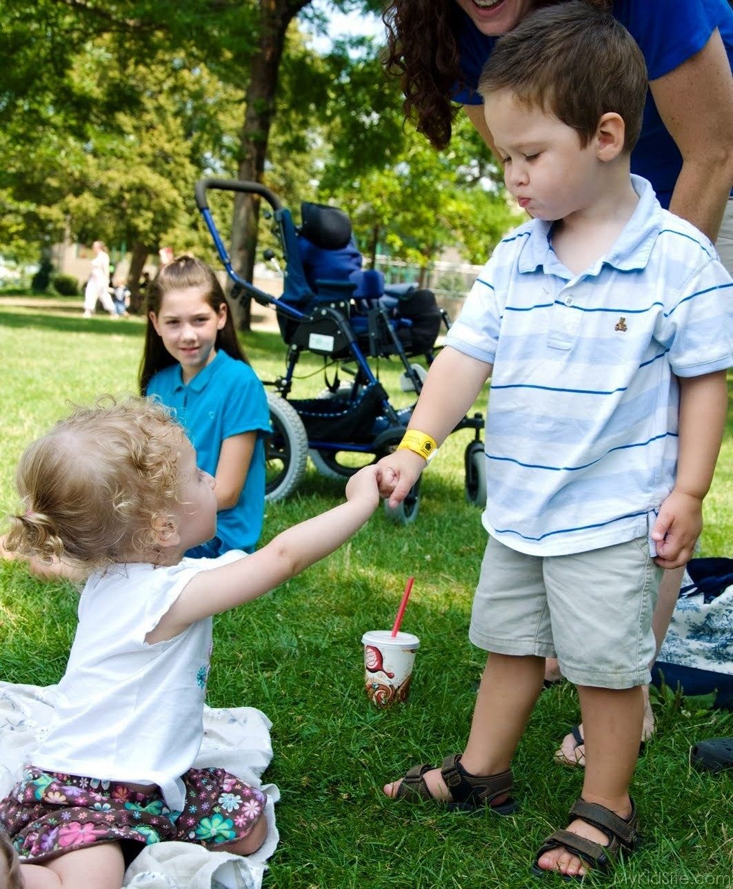 Babies Shaking Hands