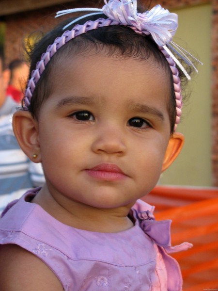 Baby Girl With Hair Band