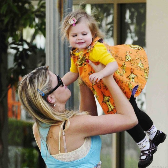 Baby Girl With Mom