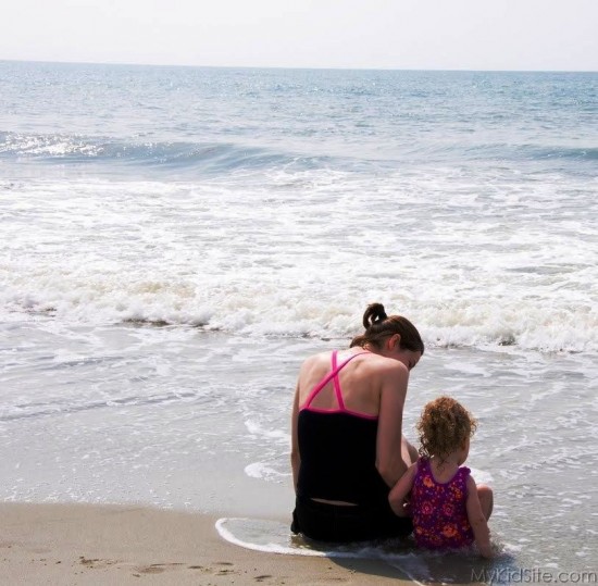 Baby Girl With Mom