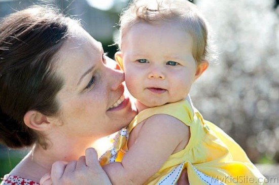 Baby Girl With Mother