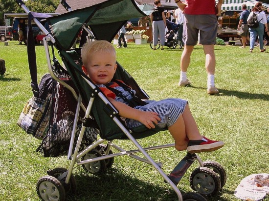 Baby In Stroller