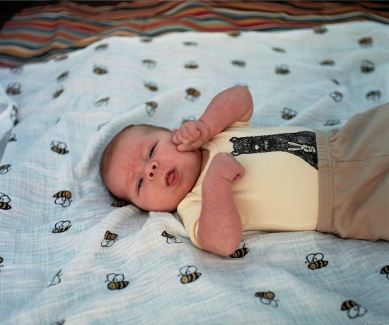 Baby On Bed