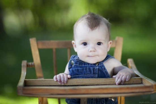 Baby On Chair