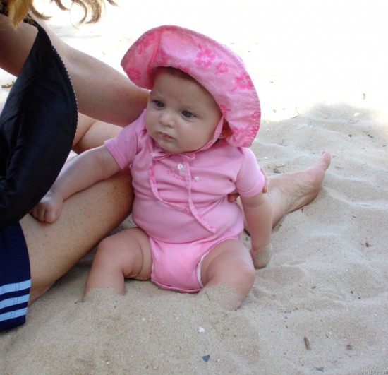 Baby On Sand