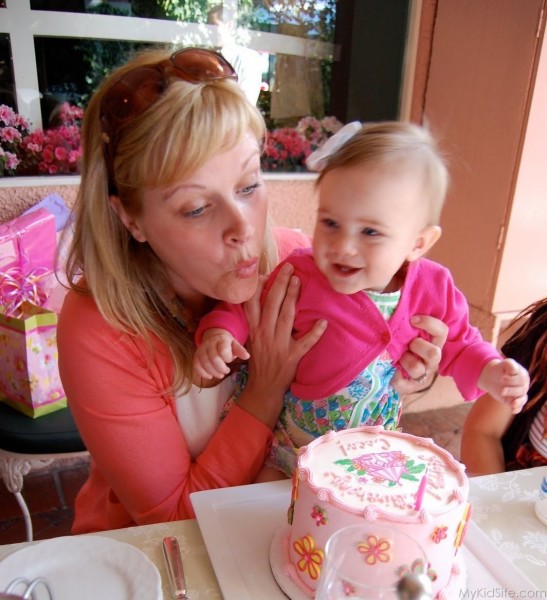 Baby With Birthday Cake