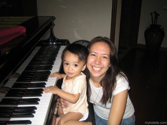 Baby With Piano