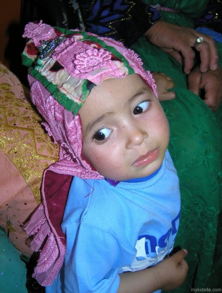 Baby With Scarf