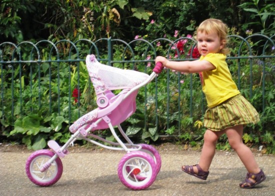 Baby With Stroller