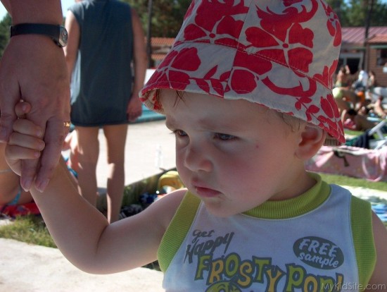 Baby With Stylish Cap