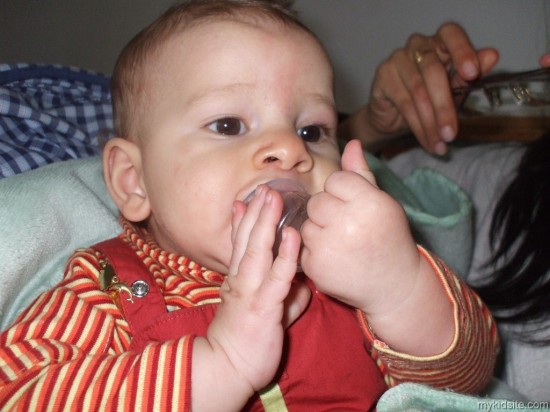 Baby With Teether
