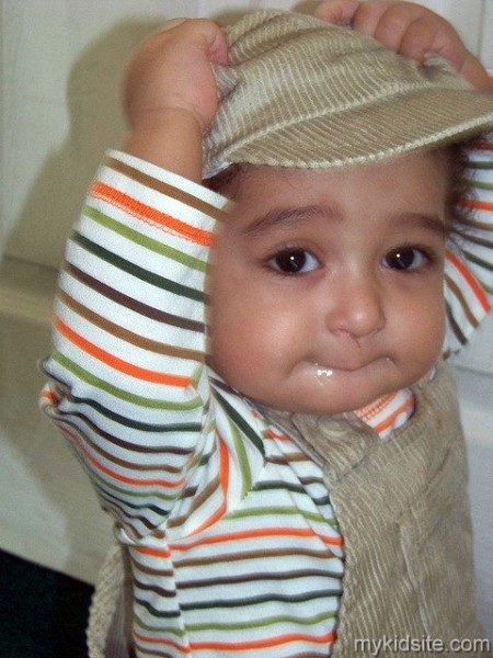 Cute Baby With Cap