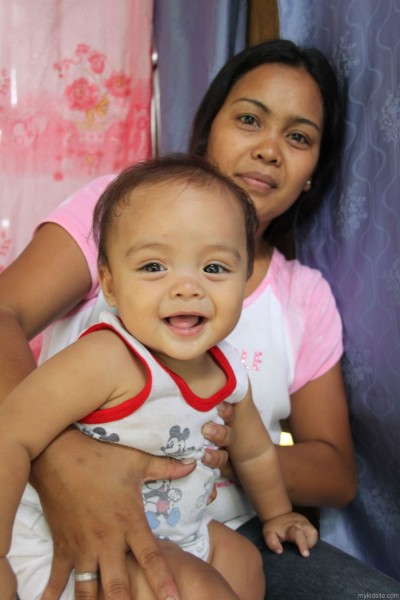 Laughing Baby With Mom