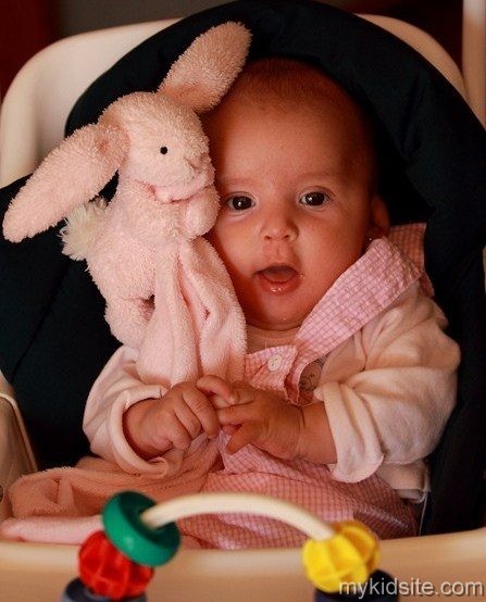 Palying Baby With Teddy