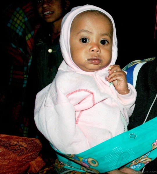 Baby In Pink Dress