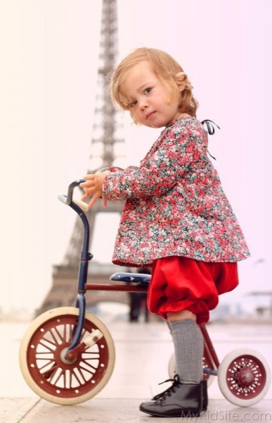 Girl On Cycle