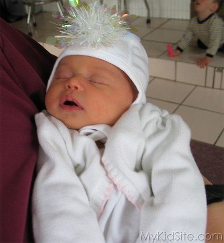 Sleeping Baby With Cap