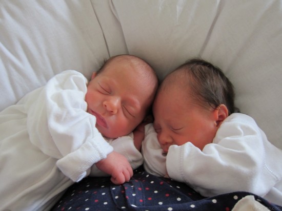Sleeping Twins Baby