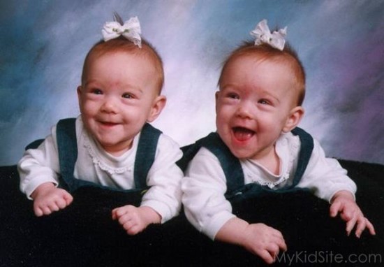 Smiling Baby Girls