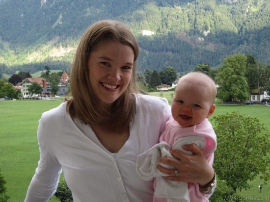 Smiling Baby With Mother