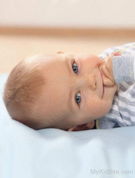 Baby Boy Smiling Image