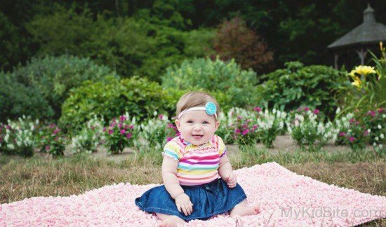 Baby In Garden