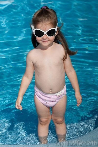 Girl In Swimming Pool