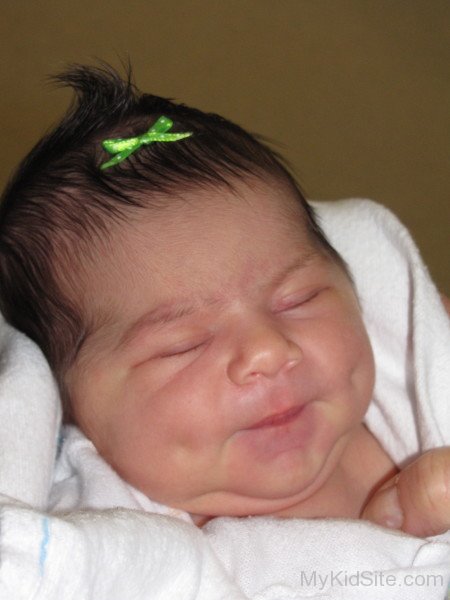 Sweet Algerian Baby With Dimples