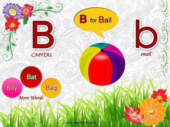 Alphabet Worksheet for Letter B