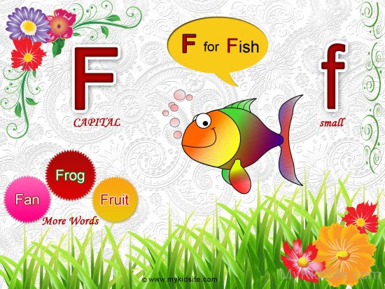 Alphabet Worksheet for Letter F