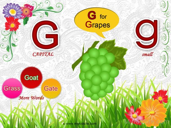 Alphabet Worksheet for Letter G