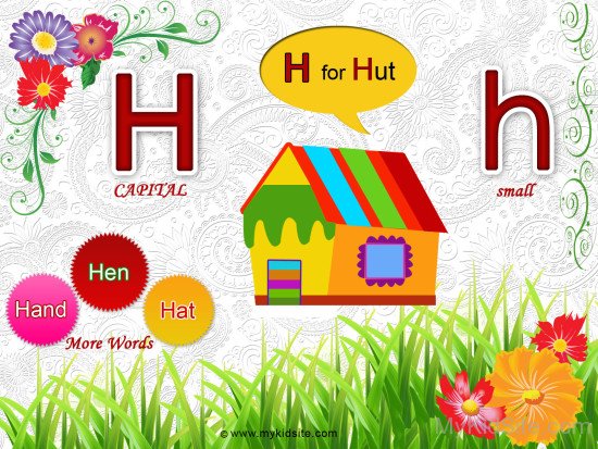 Alphabet Worksheet for H