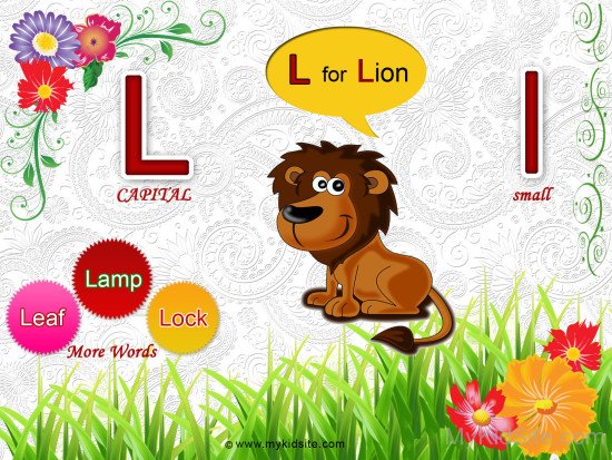 Alphabet Worksheet for Letter L