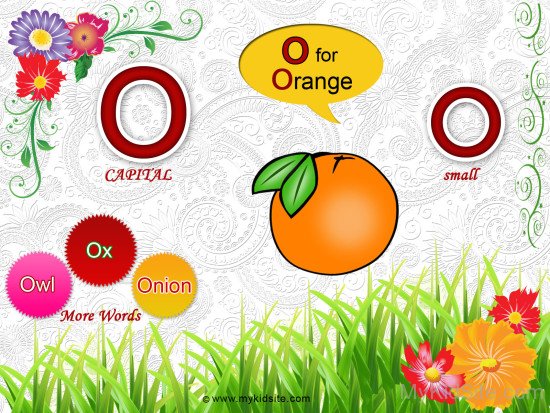 Alphabet Worksheet for Letter O