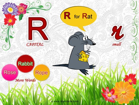 Alphabet Worksheet for Letter R