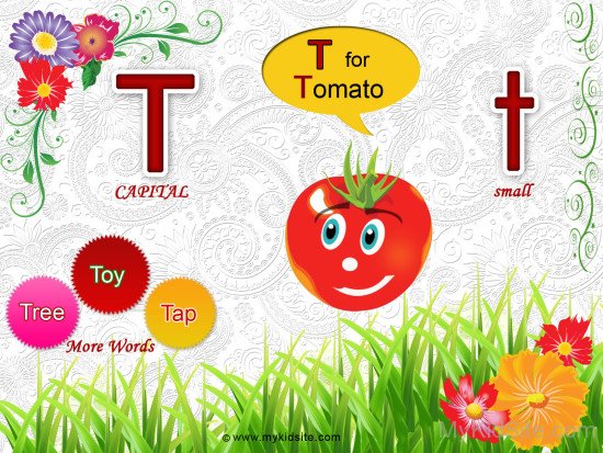 Alphabet Worksheet for Letter T