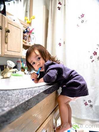 Baby Doing Brush